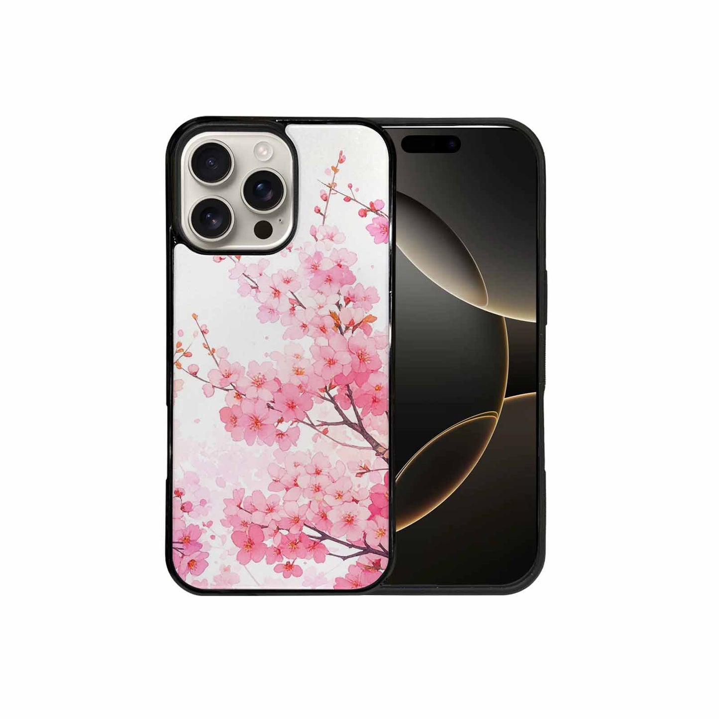 iPhone 16 Pro Max Case — Cherry Blossom Branch Cherry Blo Bir, Custom Designed Case Cover