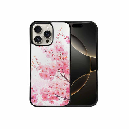 iPhone 16 Pro Max Case — Cherry Blossom Branch Cherry Blo Bir, Custom Designed Case Cover