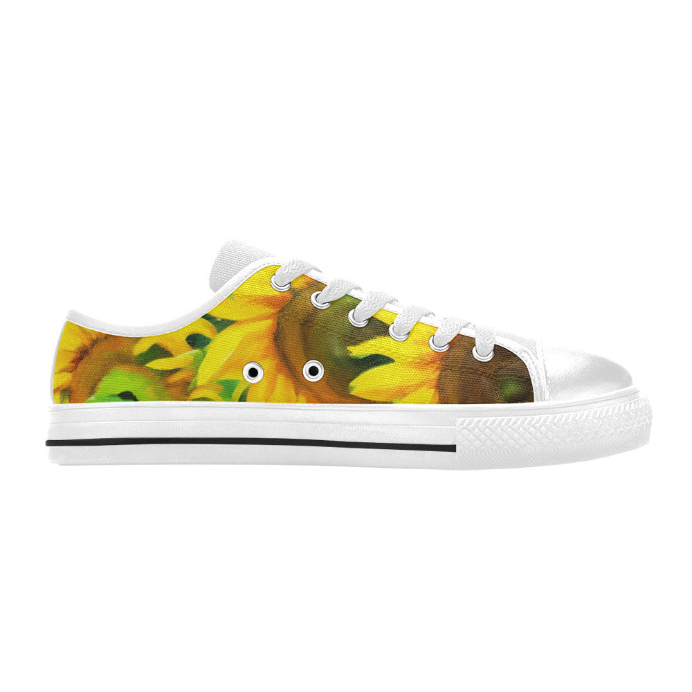 MEN'S Sunflowers Art Canvas Y2K Shoes