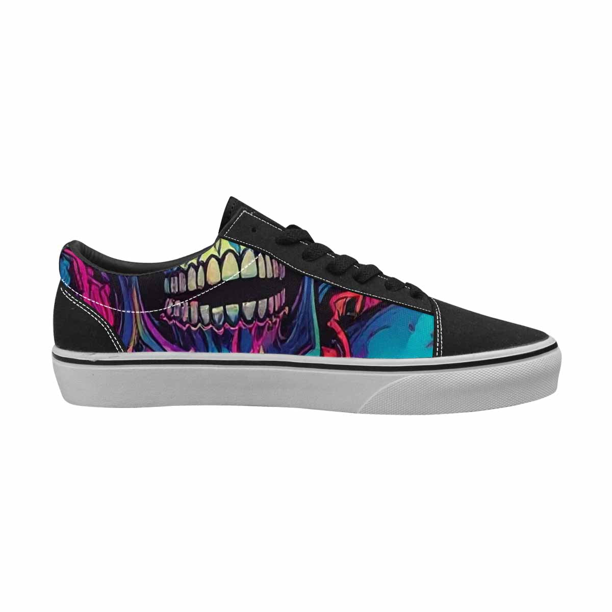 WOMEN'S 1000s Skulls Digital Camo Lace-Up Canvas Dreamcore Custom Shoes