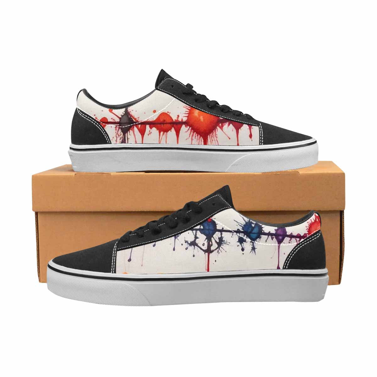 WOMEN'S Tie Lace-Up Canvas Y2K Custom Shoes