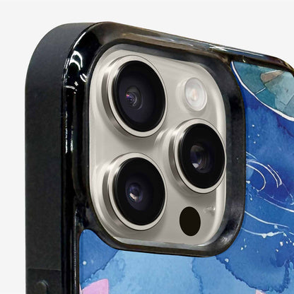 iPhone 16 Pro Case — Monet Water Lilies Painting Pattern, Custom Printed Phone Case