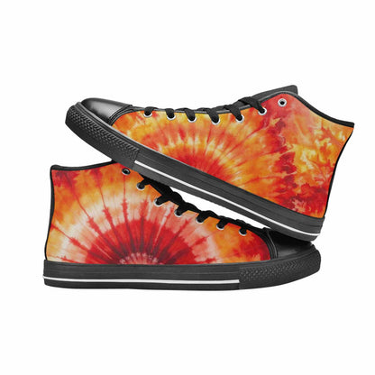 MEN'S Tie Dye - High Top Canvas Dreamcore Custom Shoes