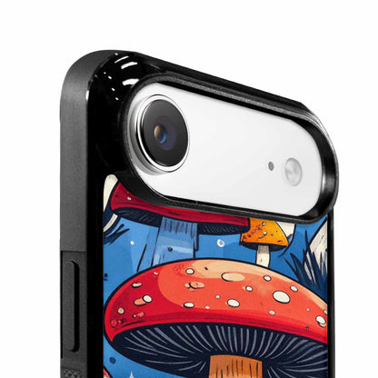 iPhone 17 Air Case — Vivid Winter Mushroom Seamless Cartoon Cute, Custom Print Case Cover