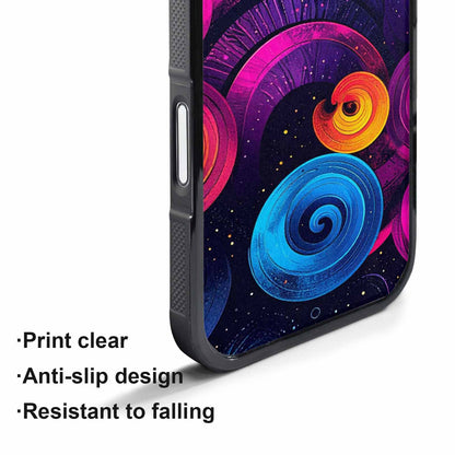 iPhone 17 Air Case — Rose Galaxy Art Seamless Pattern Galaxy, Customized Protective Case