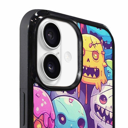 iPhone 17 Case — Pastel Gore Character Pattern Original Art, Custom Made Phone Cover
