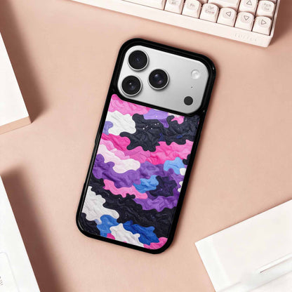 iPhone 17 Pro Case — Vivid Camo Genderfluid Pride Camo, Customized Protective Case