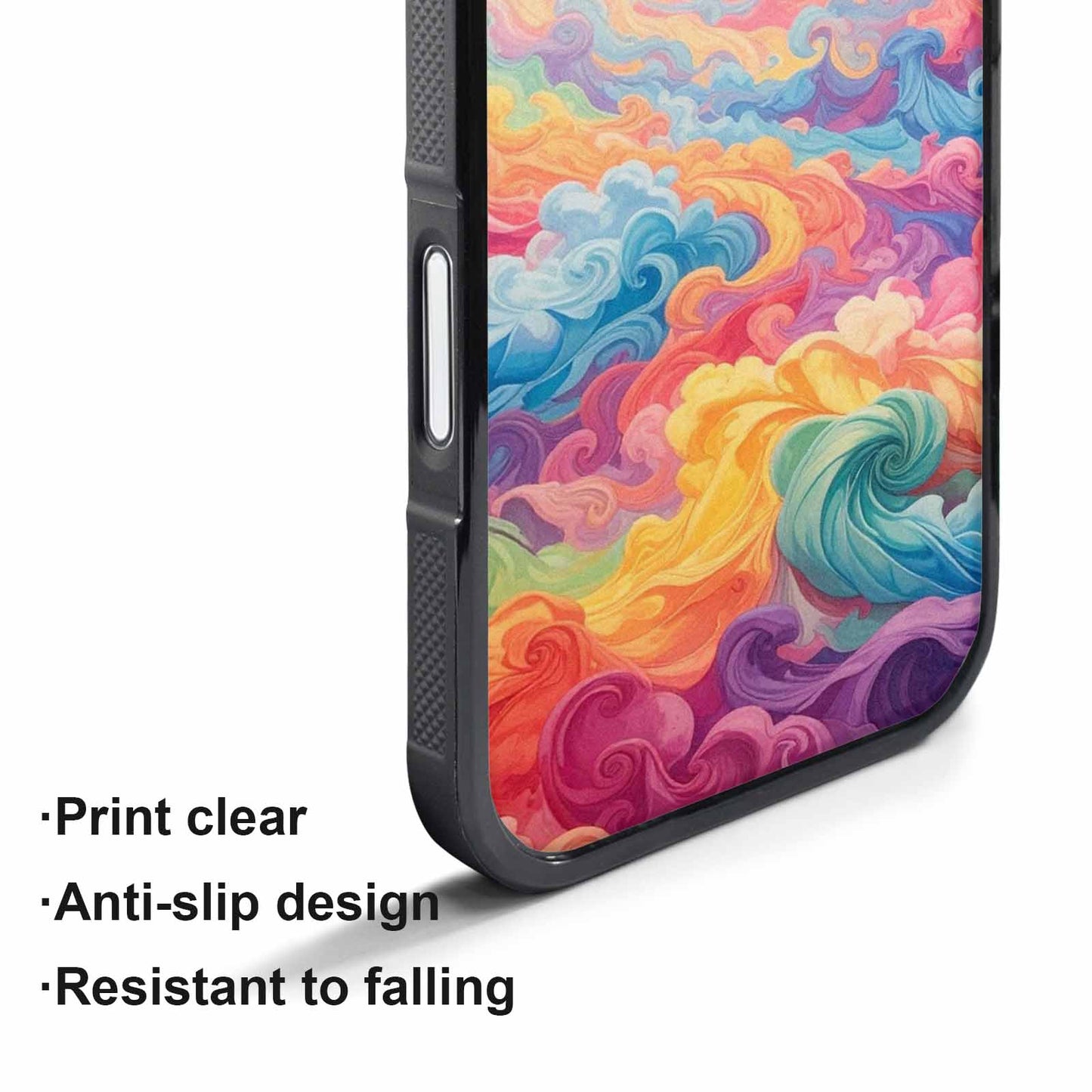 iPhone 17 Pro Max Case — Tie Dye Swirls Tie Dye, Custom Made Phone Cover