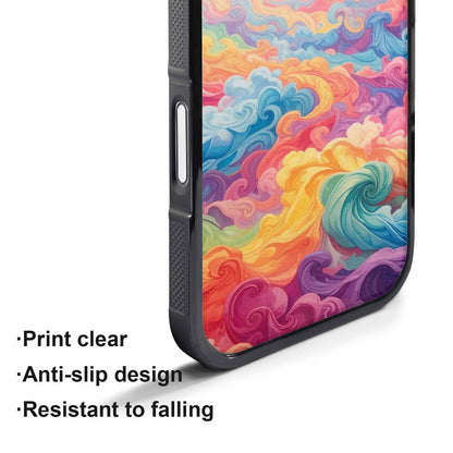 iPhone 17 Pro Max Case — Tie Dye Swirls Tie Dye, Custom Made Phone Cover