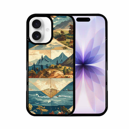 iPhone 17 Case — Vintage Travel Artwork Pattern Retro Vintage, Custom Designed Case Cover