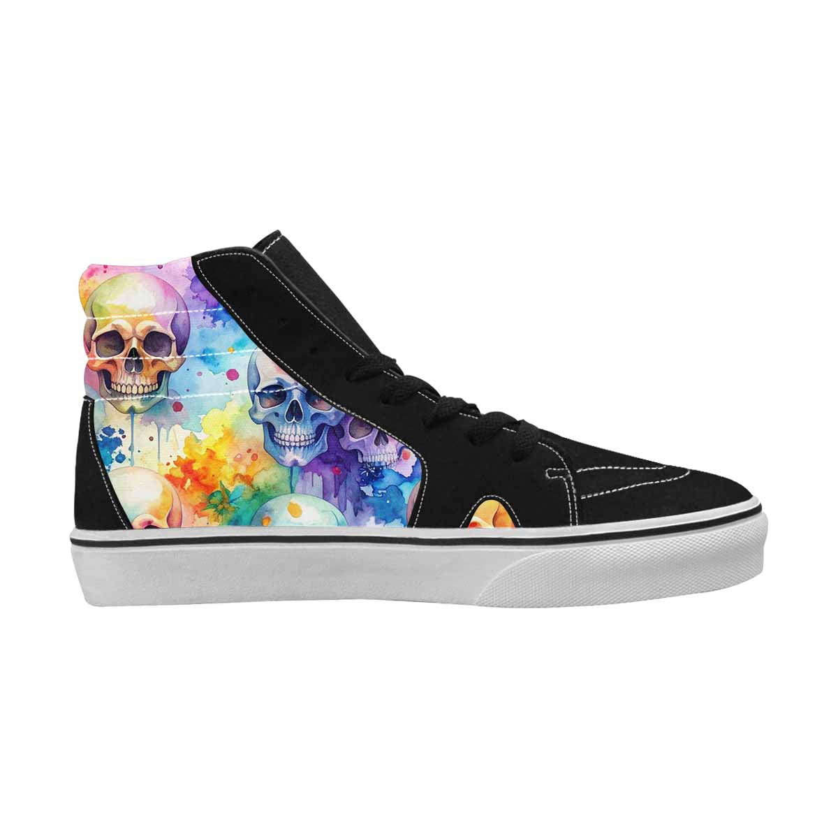 WOMEN'S Kulls - Watercolor High Top Canvas Aesthetic Shoes