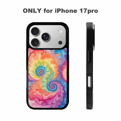 iPhone 17 Pro Case — Tie Dye Swirls Tie Dye Tie, Custom Made Phone Cover