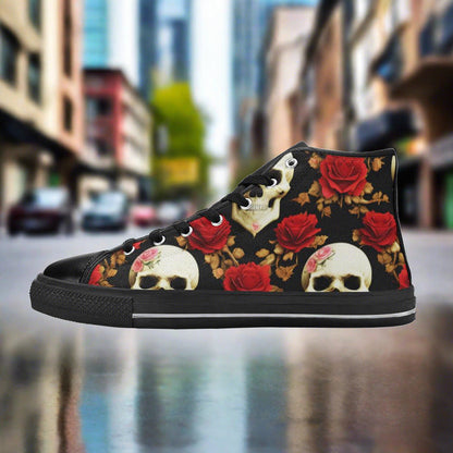 Monarch Navy Indigo Vivid WOMEN Bold Art - Freaky Shoes | Custom Art Sneakers