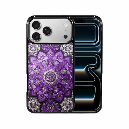 iPhone 17 Pro Max Case — Small Mandala Pattern, Randomly Floral, Customized Protective Case