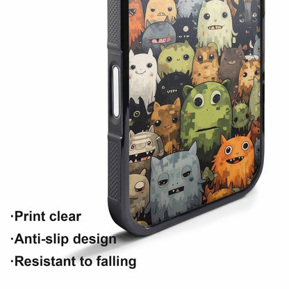 iPhone 17 Pro Case — Monsters Camomonsters Pattern Camo, Custom Print Case Cover