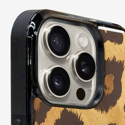 iPhone 15 Pro Max Case — Classic Leopard Print Warm Golden Tan, Custom Print Case Cover