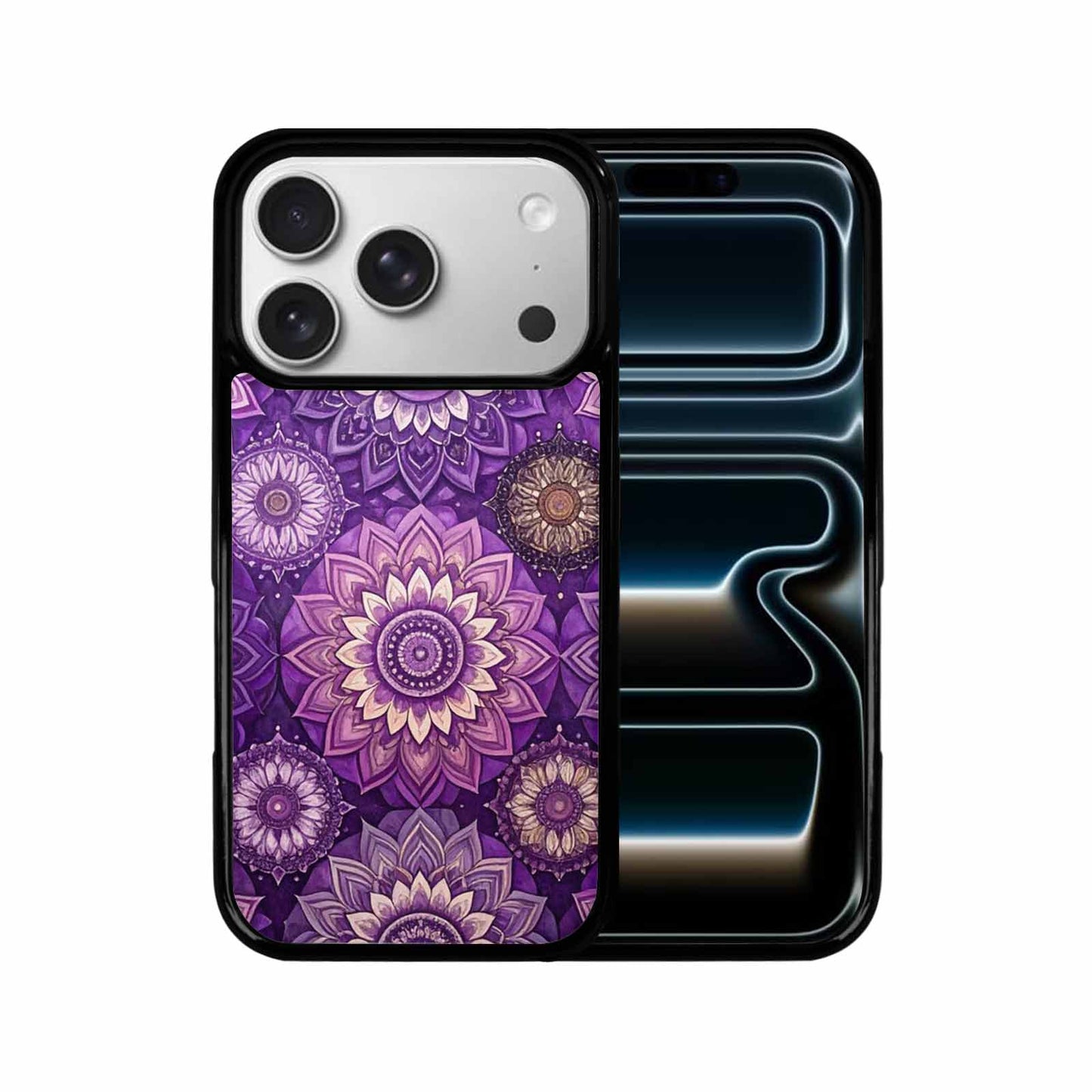 iPhone 17 Pro Case — Small Mandala Pattern Randomly Varying Floral, Custom Designed Case Cover