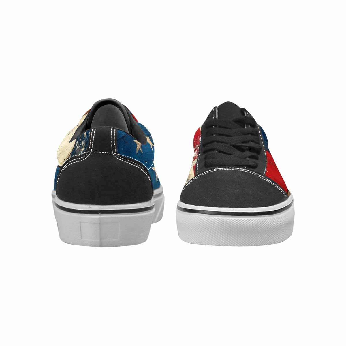 MEN'S American Flag Stars Canvas Lace-Up Y2K Sneakers