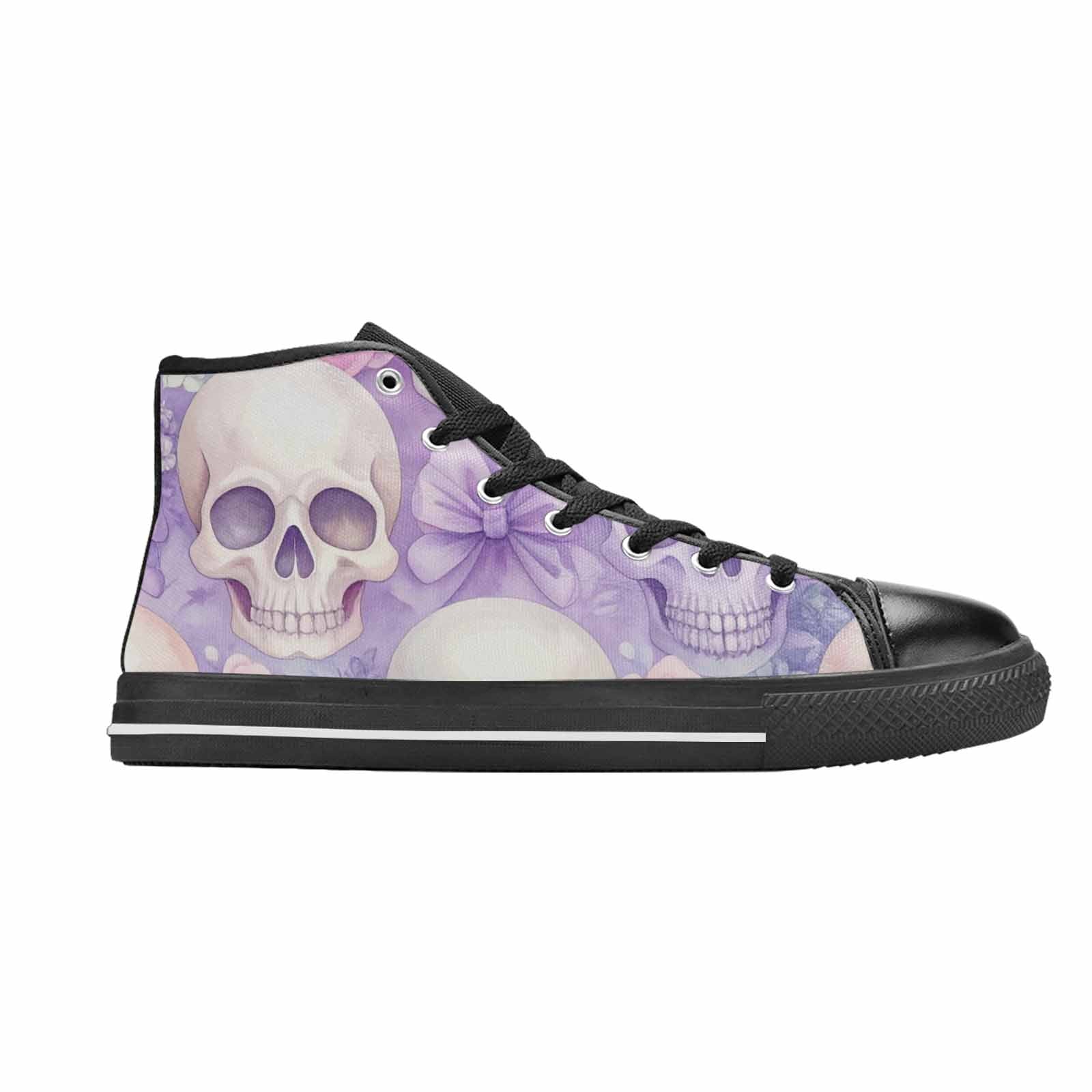 MEN'S Skulls - Pastel High Top Canvas Y2K Sneakers