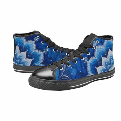 MEN'S Boho Mandala High Top Canvas Y2K Custom Shoes