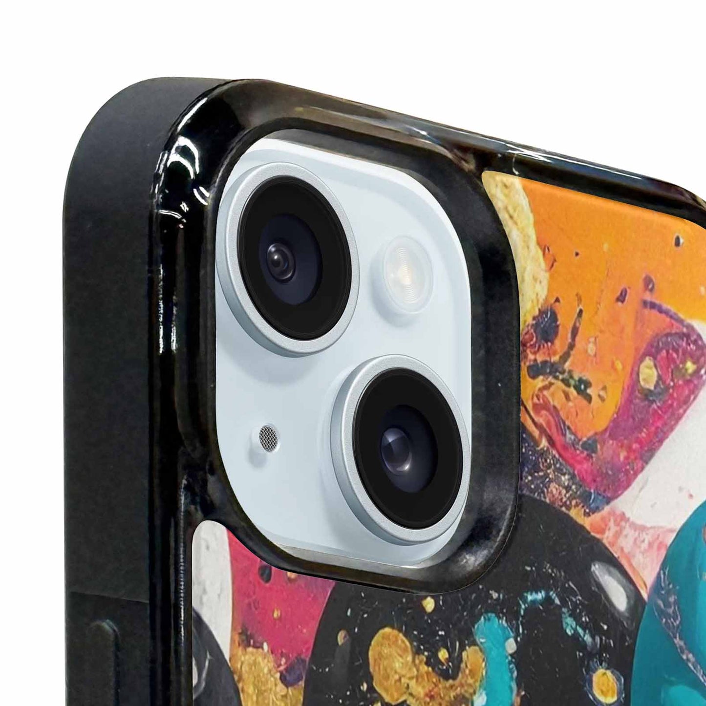 iPhone 15 Plus Case — Aliens Marblealiens Pattern, Unique Phone Case Design
