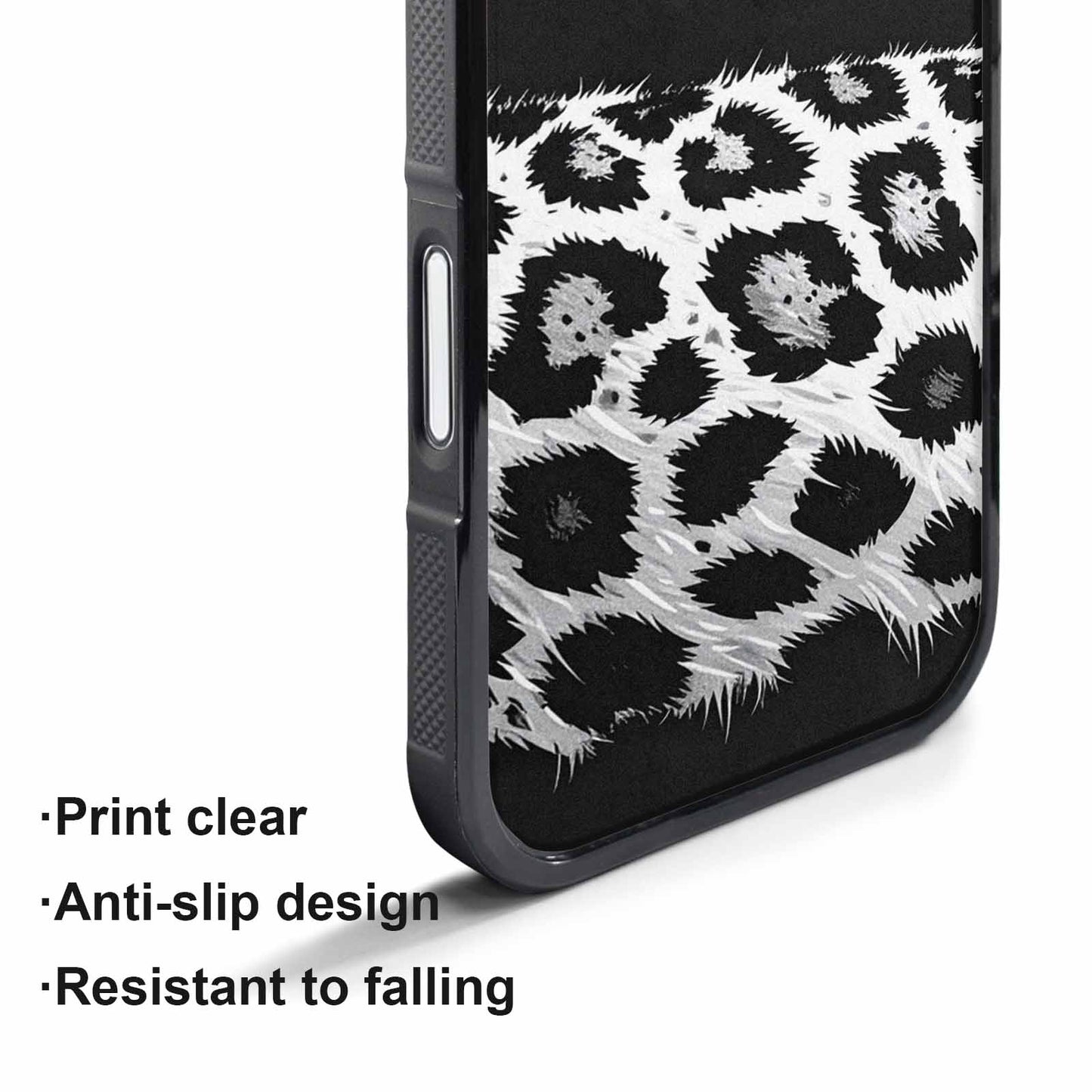 iPhone 17 Pro Max Case — Leopard Print Black And Animal Print, Custom Phone Case