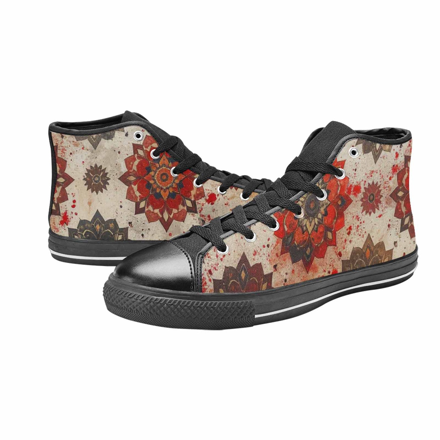 MEN'S Mandala High Top Canvas Surreal Shoes