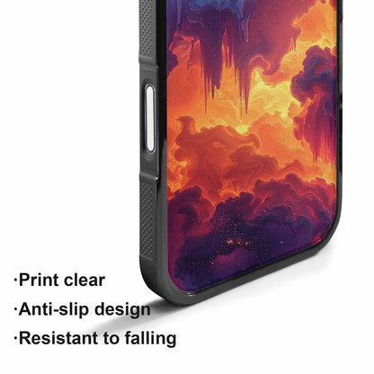 iPhone 17 Case — Seamless Tileable Pattern Of Galaxy Space, Custom Printed Phone Case