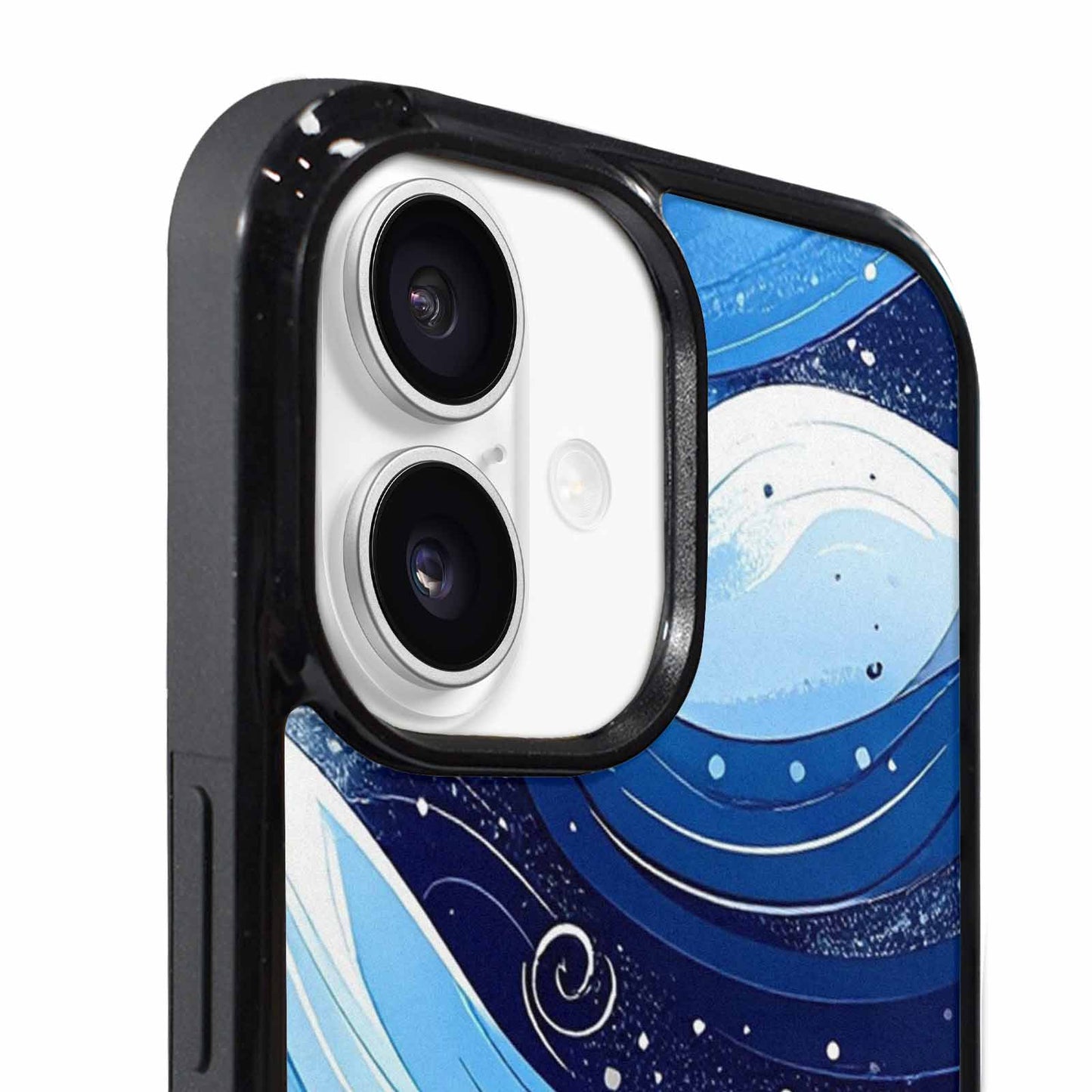 iPhone 17 Case — Glossy Winter Wave Cartoon Cute, Personalized Phone Case