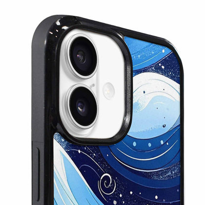 iPhone 17 Case — Glossy Winter Wave Cartoon Cute, Personalized Phone Case