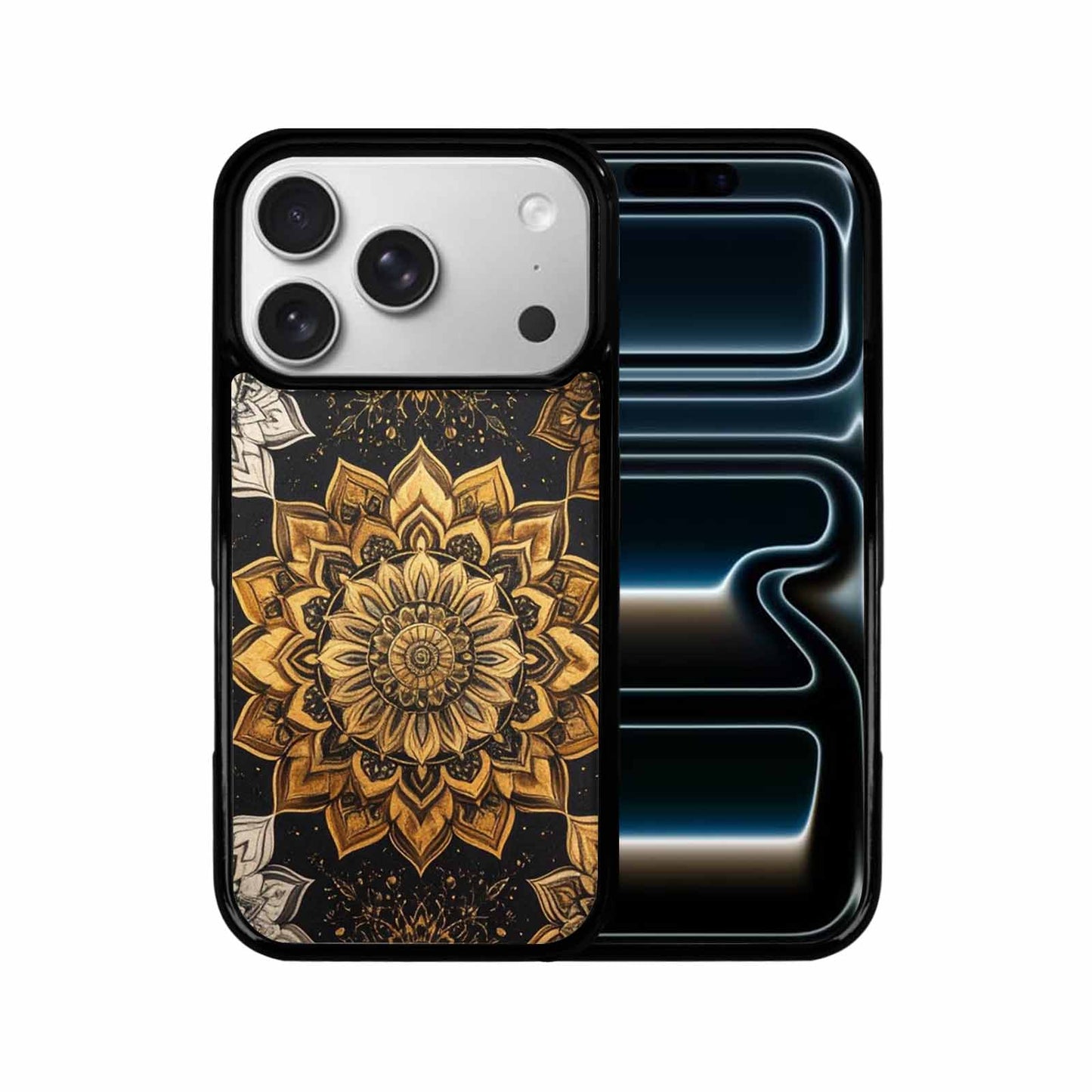 iPhone 17 Pro Case — Small Mandala Pattern Randomly Varying Floral, Unique Phone Case Design