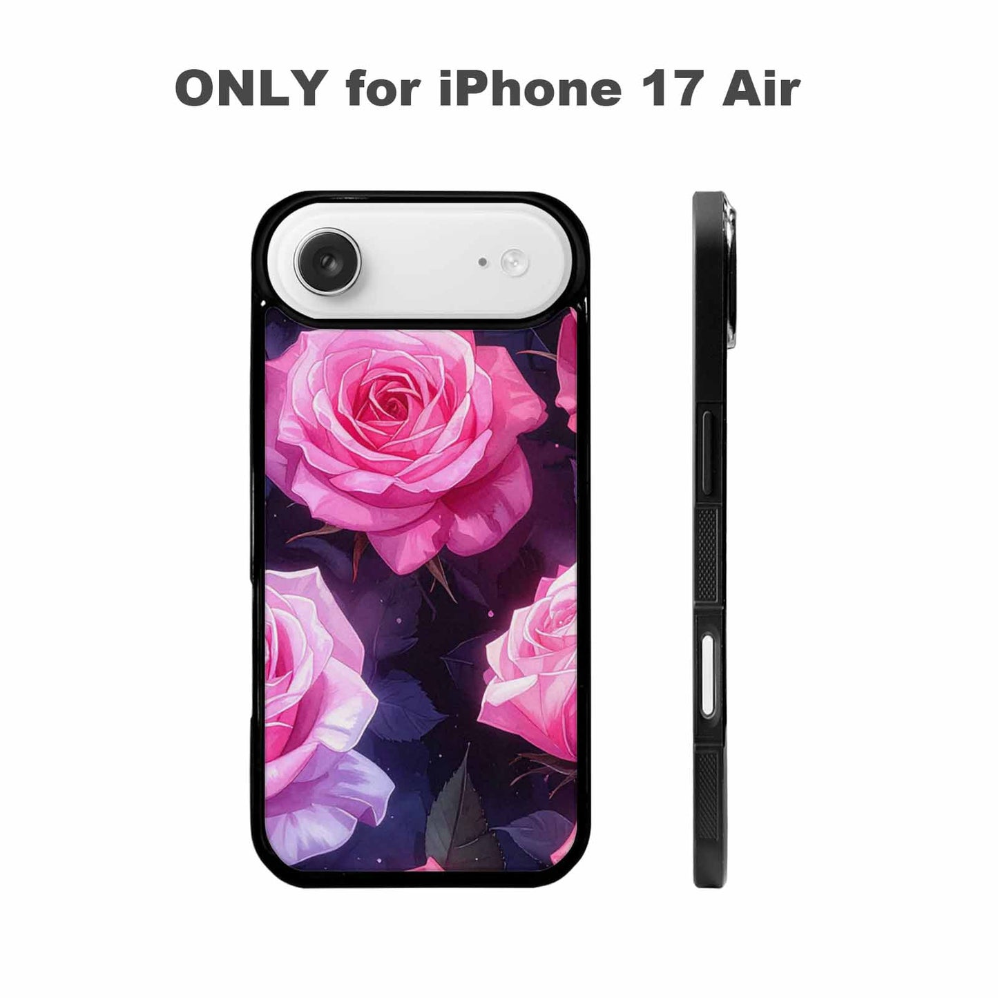iPhone 17 Air Case — Watercolor Marble Rose Watercolor Abstract, Custom Made Phone Cover