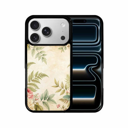 iPhone 17 Pro Case — Vintage Botanical Art Pattern Floral, Custom Art Phone Cover