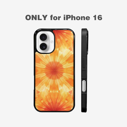 iPhone 16 Case — Ombre Tie Dye Sunset Custom, Custom Phone Case