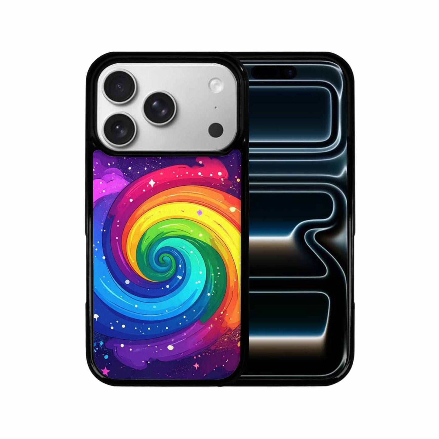 iPhone 17 Pro Case — Rainbow Pride Galaxy Seamless Pattern Galaxy, Unique Phone Case Design
