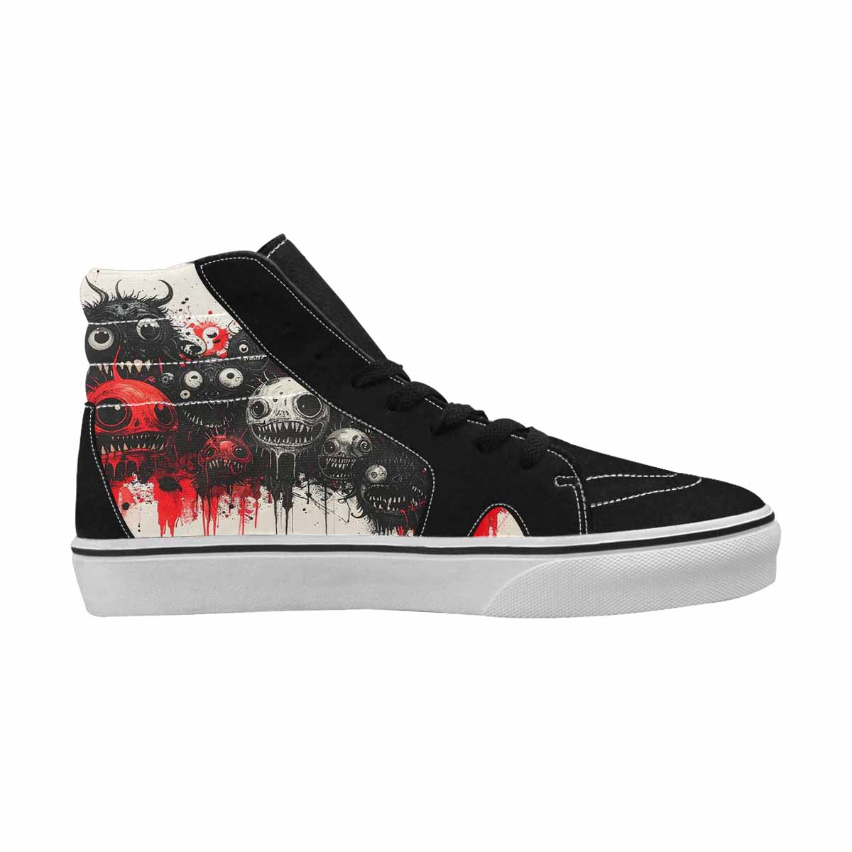 MEN'S Multi High Top Canvas Cottagecore Custom Sneakers