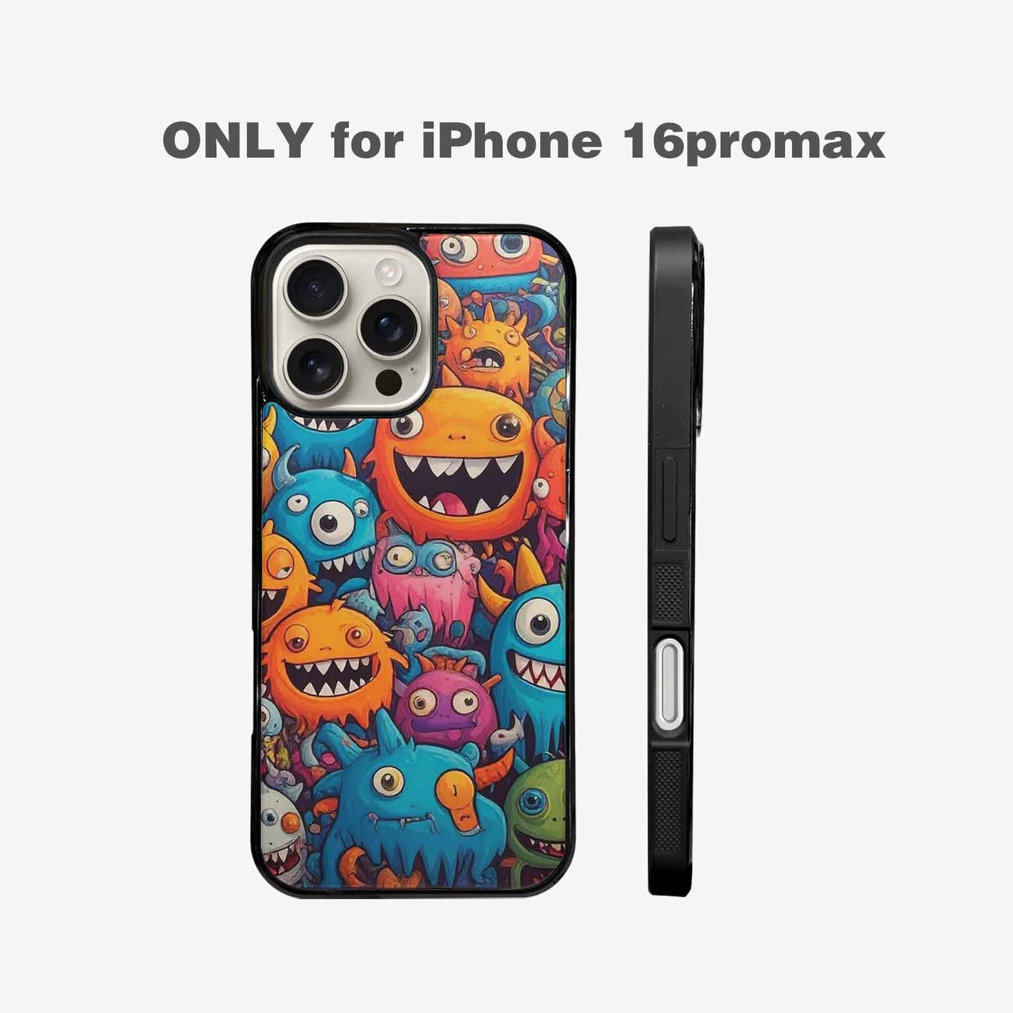 iPhone 16 Pro Max Case — Monsters General Cartoon Monst D4o, Customized Protective Case