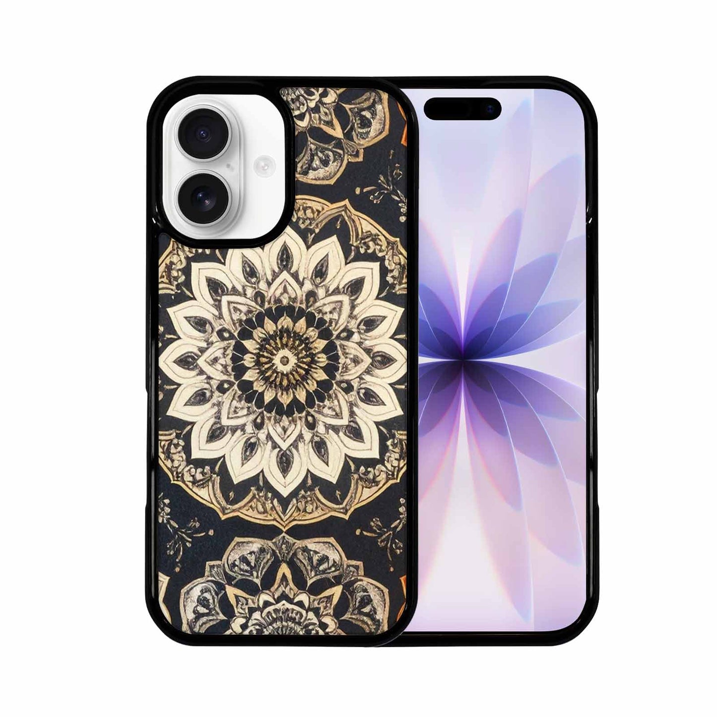 iPhone 17 Case — Small Mandala Pattern, Randomly Floral, Unique Phone Case Design