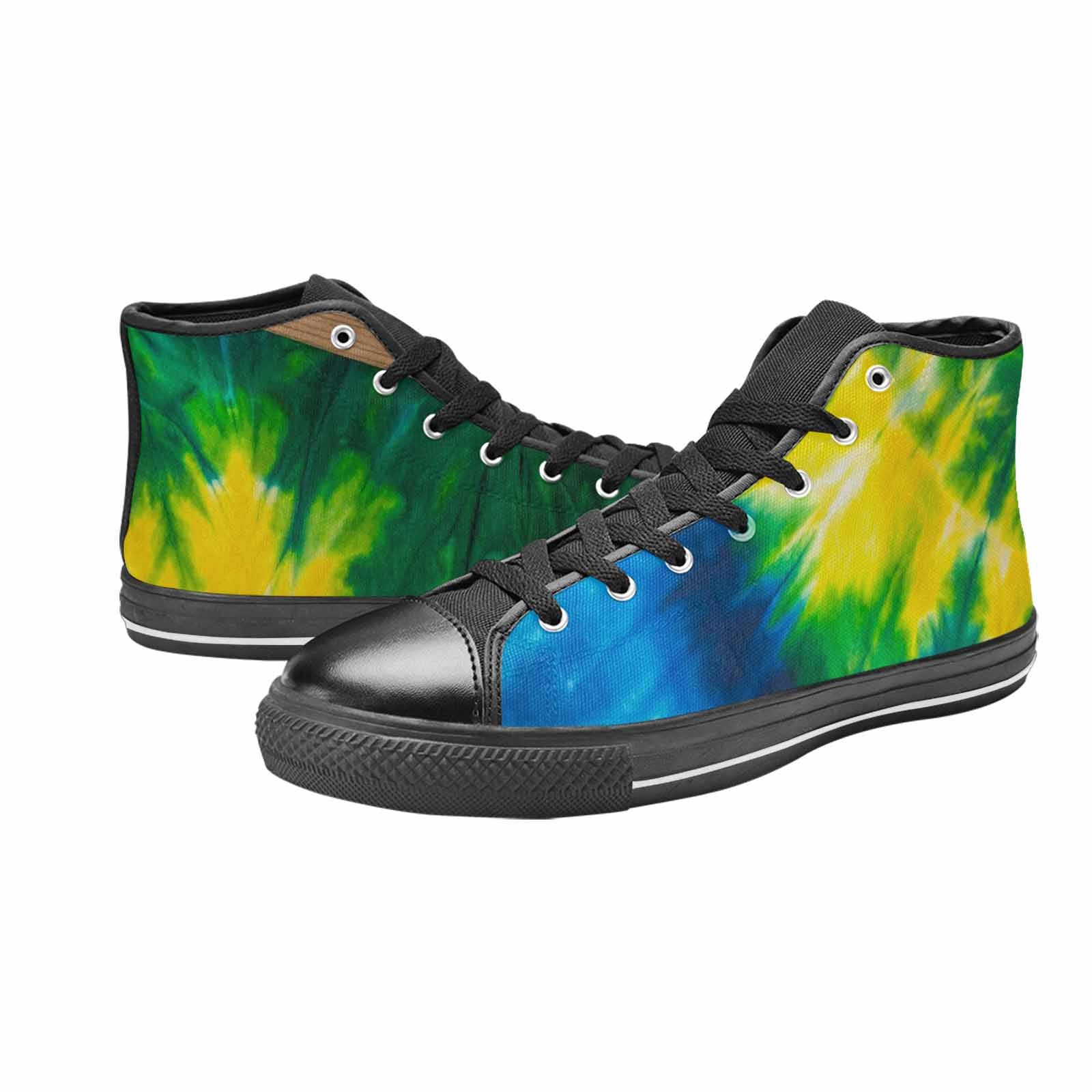 WOMEN'S Tie Dye Classic High Top Canvas Aesthetic Custom Shoes