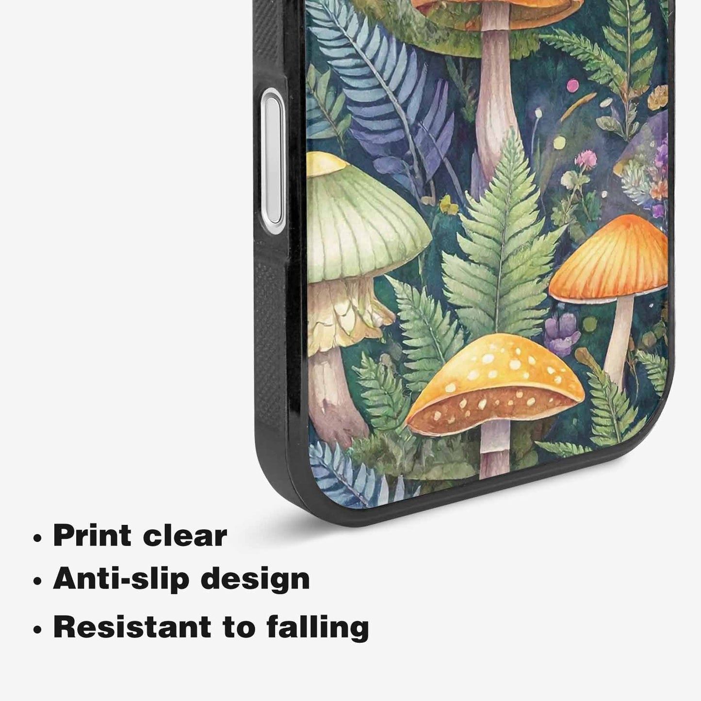 iPhone 16 Case — Mushrooms Botanicalmushrooms P, Custom Art Phone Cover