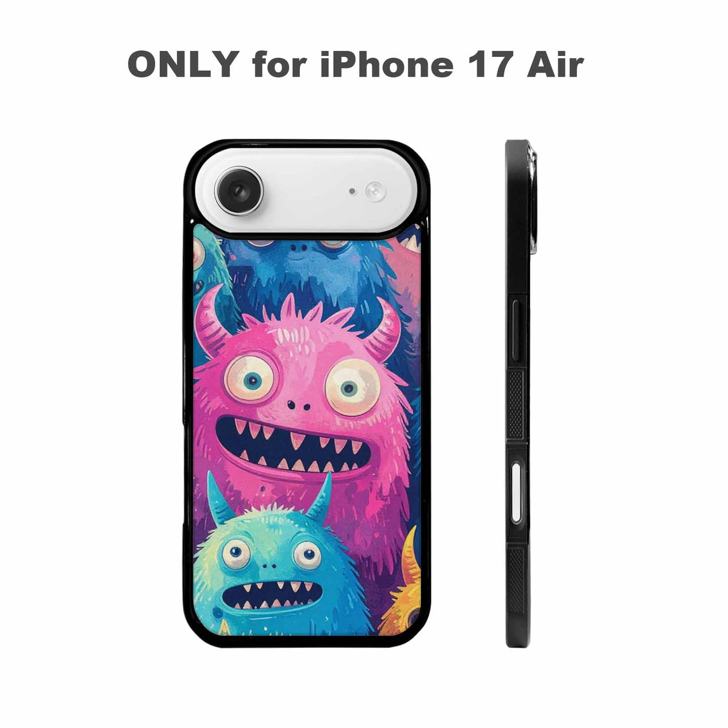 iPhone 17 Air Case — Seamless Repeating Pattern Of Overlapping Cartoon, Original Design Phone Case