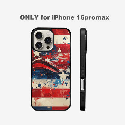 iPhone 16 Pro Max Case — Patriotic Stars And Stripes American Stars, Custom Art Phone Cover