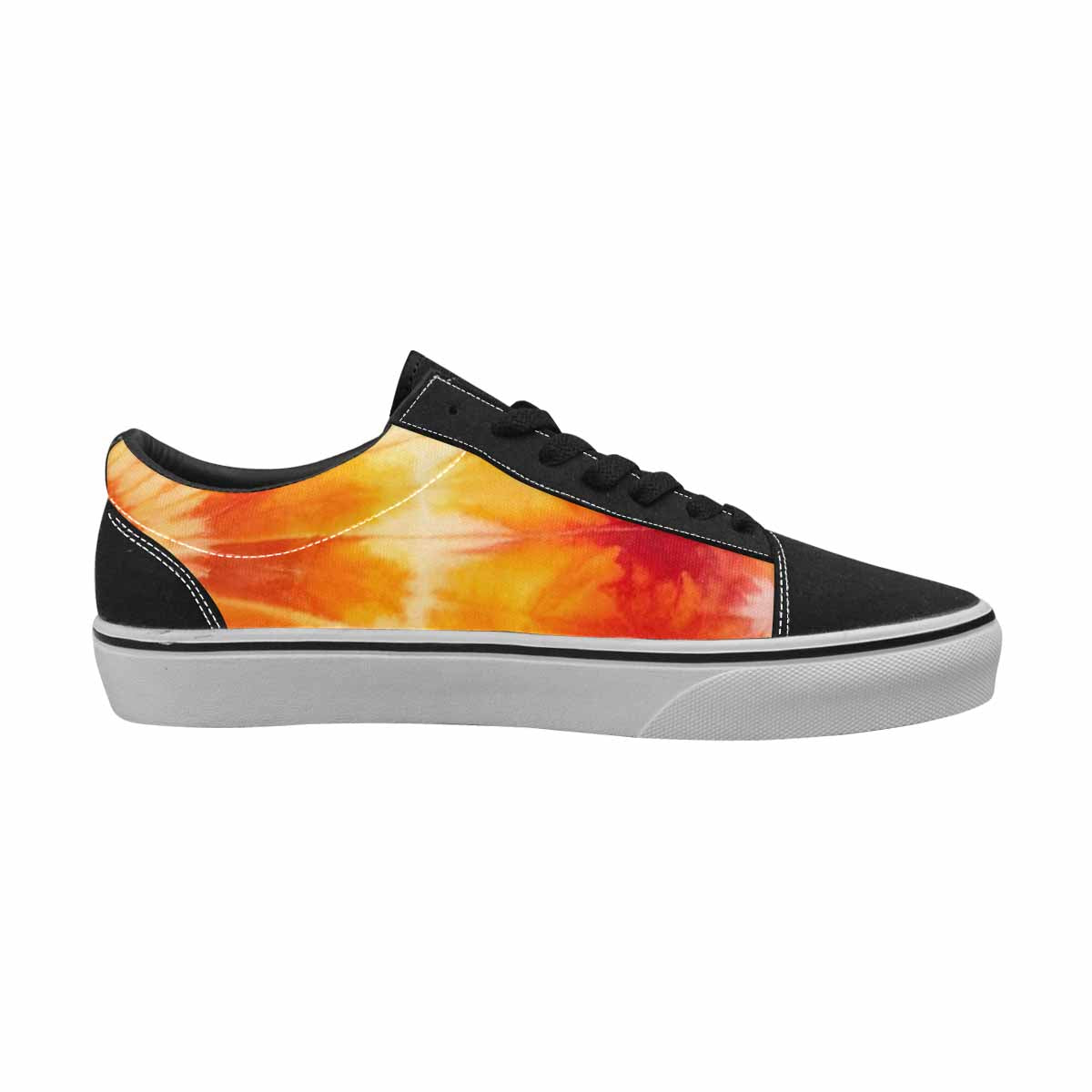 WOMEN'S Ombre Tie Dye Warm Canvas Lace-Up Cottagecore Custom Sneakers