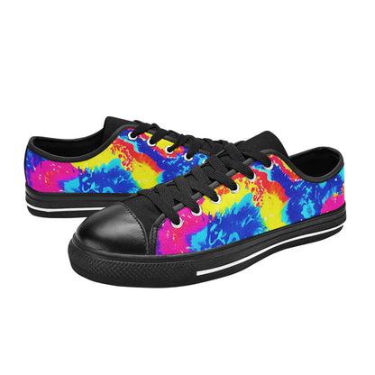 MEN'S Tie Dye Splash Retro Canvas Dreamcore Sneakers
