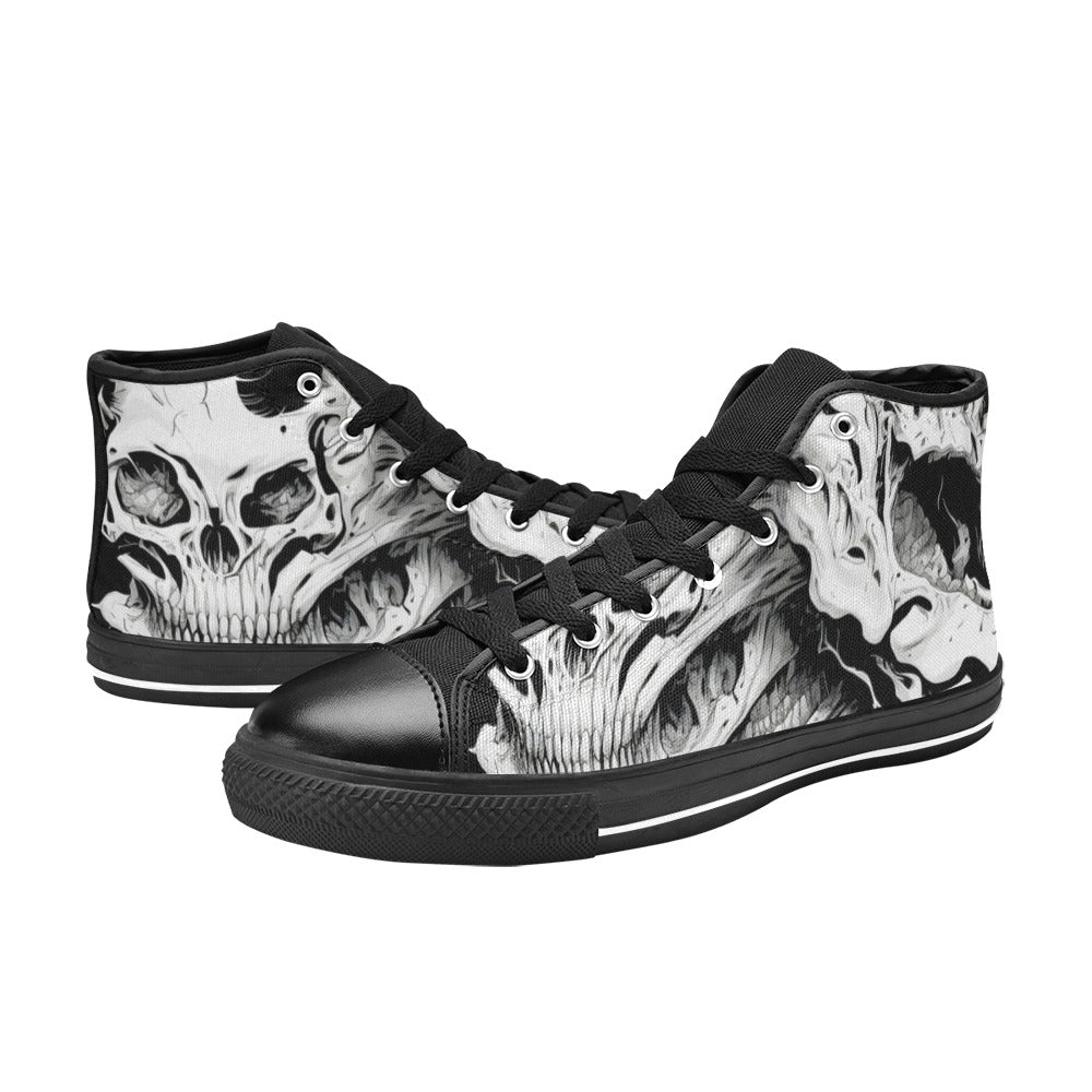 MEN'S Cc Horror Art Men’S High Top Canvas Cottagecore Sneakers