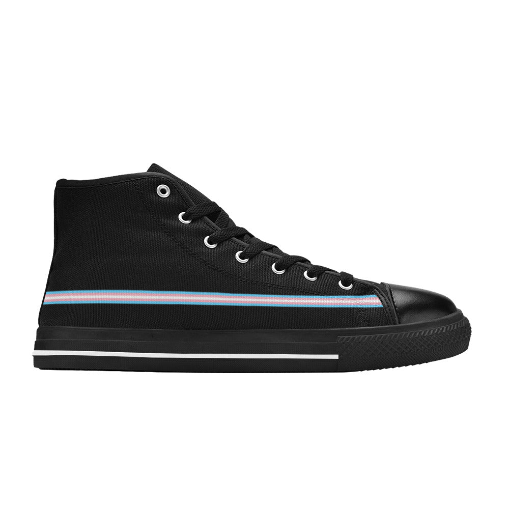 MEN'S Cc Pride Lgbt Transgender High Top Canvas Y2K Sneakers