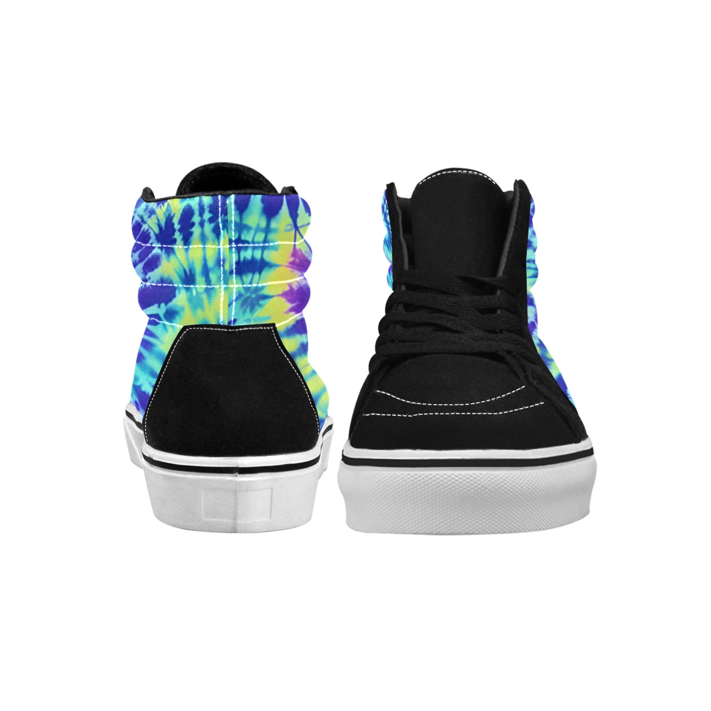 MEN'S Tie Dye 3 High Top Skateboarding Vivid Sneakers