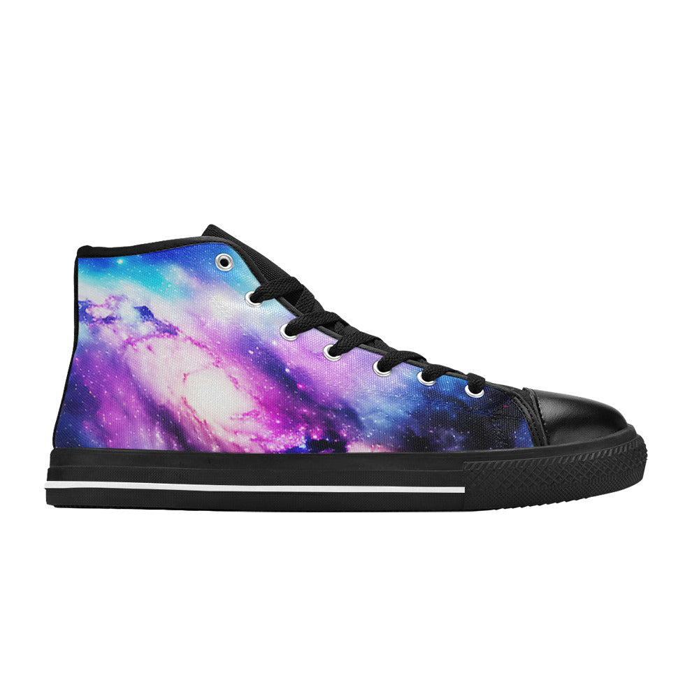 MEN'S Cc Galaxy Art 3 High Top Canvas Neon Fantasy Shoes