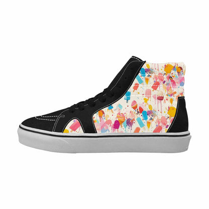 MEN'S Ice Cream Motif Ice High Top Canvas Y2K Shoes