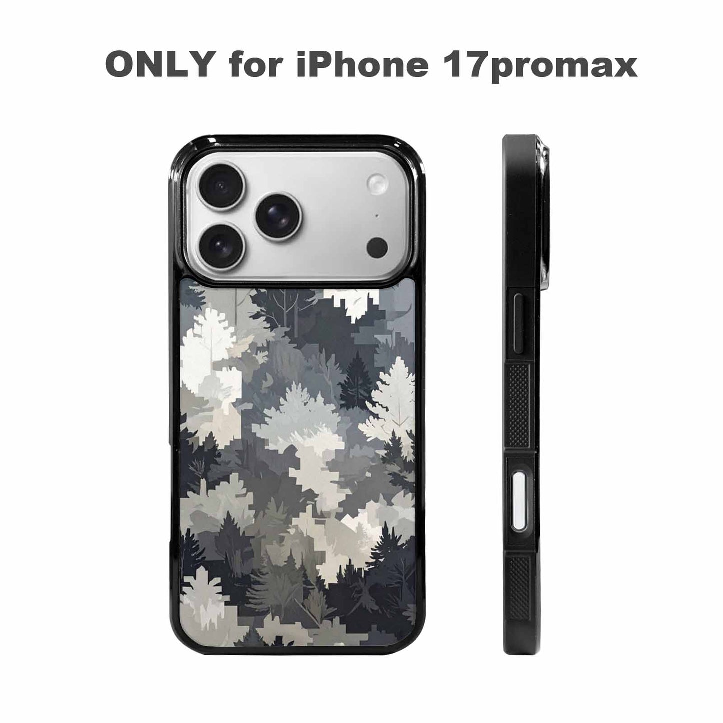 iPhone 17 Pro Max Case — Small Military Camouflage Blotch Camo, Custom Print Case Cover